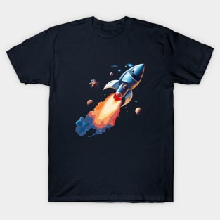 Spaceship Fire T-Shirt